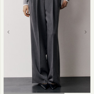 시에 릴와이드 팬츠 차콜