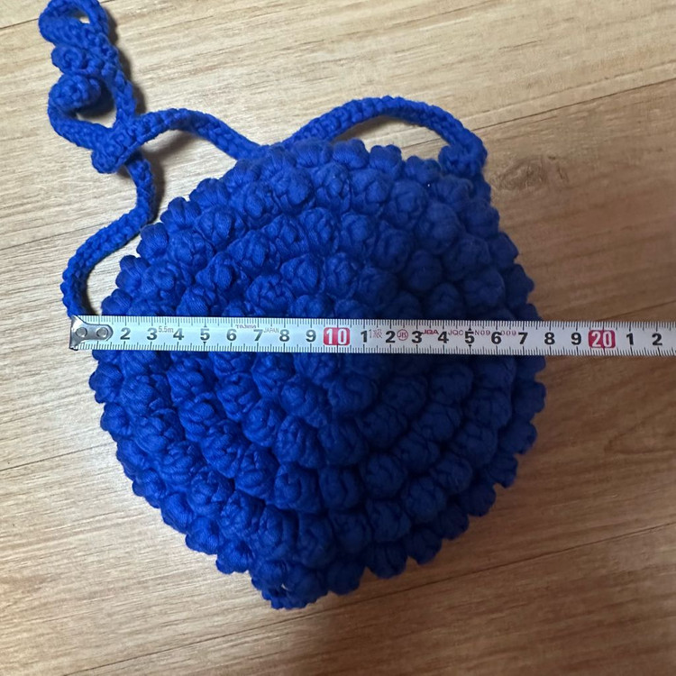 파란실 크로스백--2