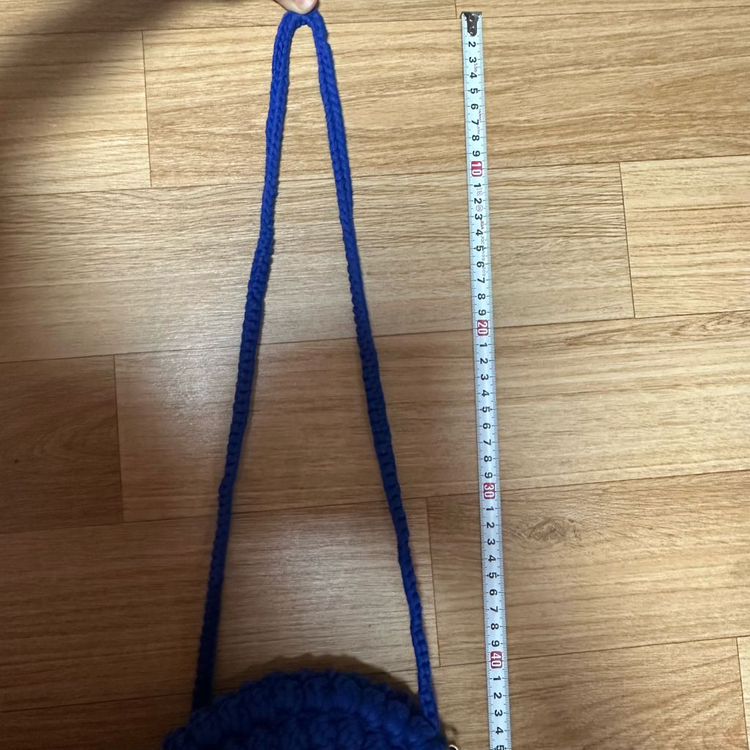 파란실 크로스백--3