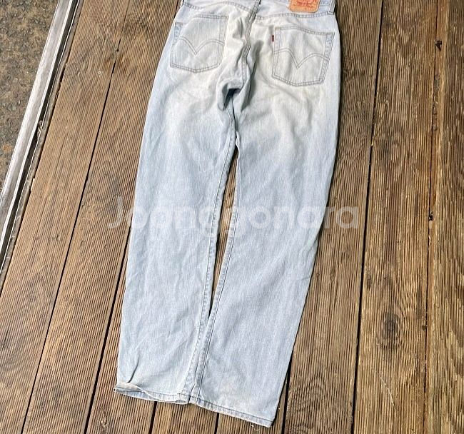 리바이스 501 청바지 데님청바지 데님팬츠 33인치--1