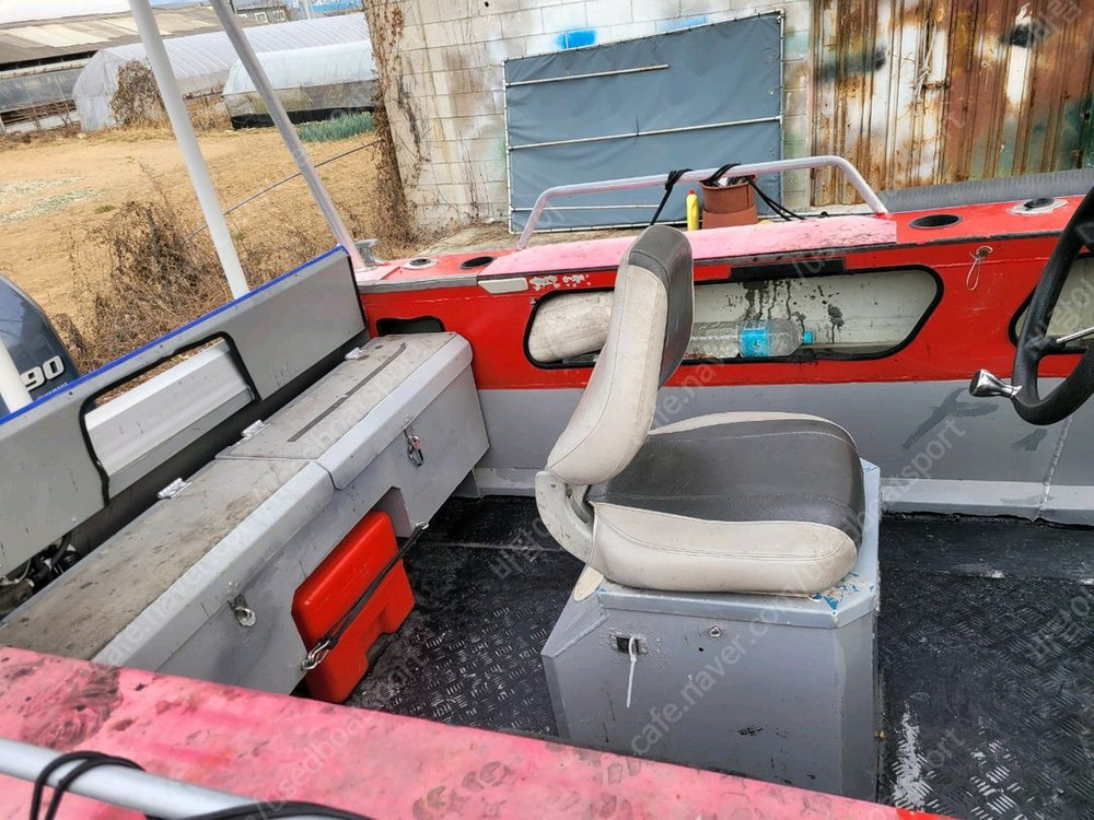 럭키마린 450 알미늄 보트 야마하 90마력 이미지