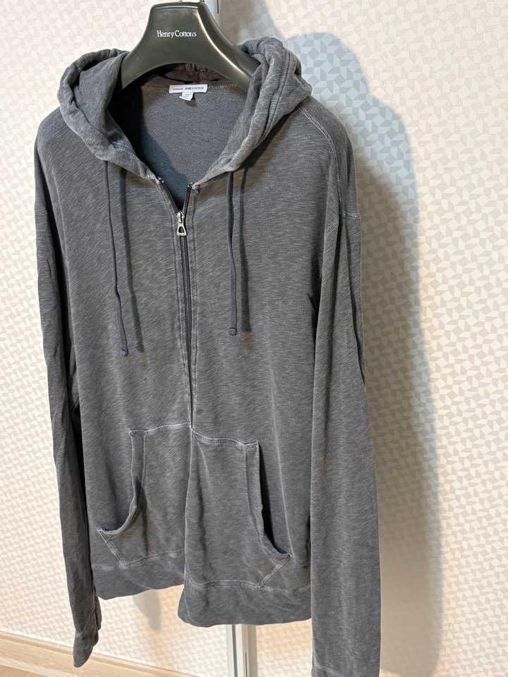 [백화점정품] 제임스 펄스(James Perse) 프렌치 테리 후드 집업--2