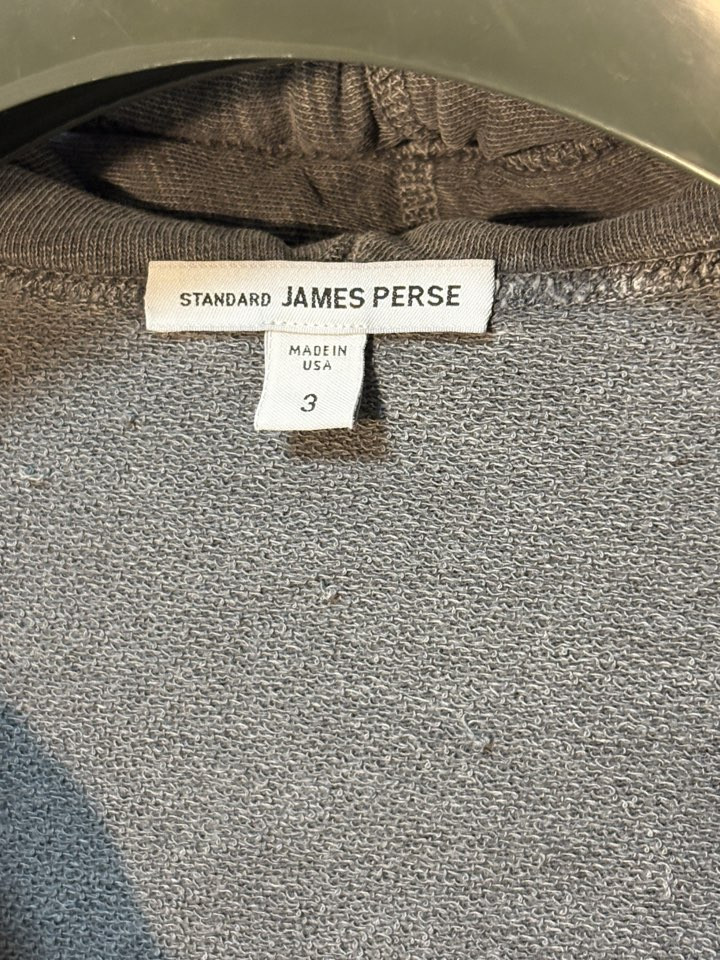 [백화점정품] 제임스 펄스(James Perse) 프렌치 테리 후드 집업--4