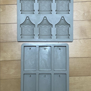 비누 석고방향제 왁스타블렛 diy 실리콘 몰드 6개+비누칼 이미지