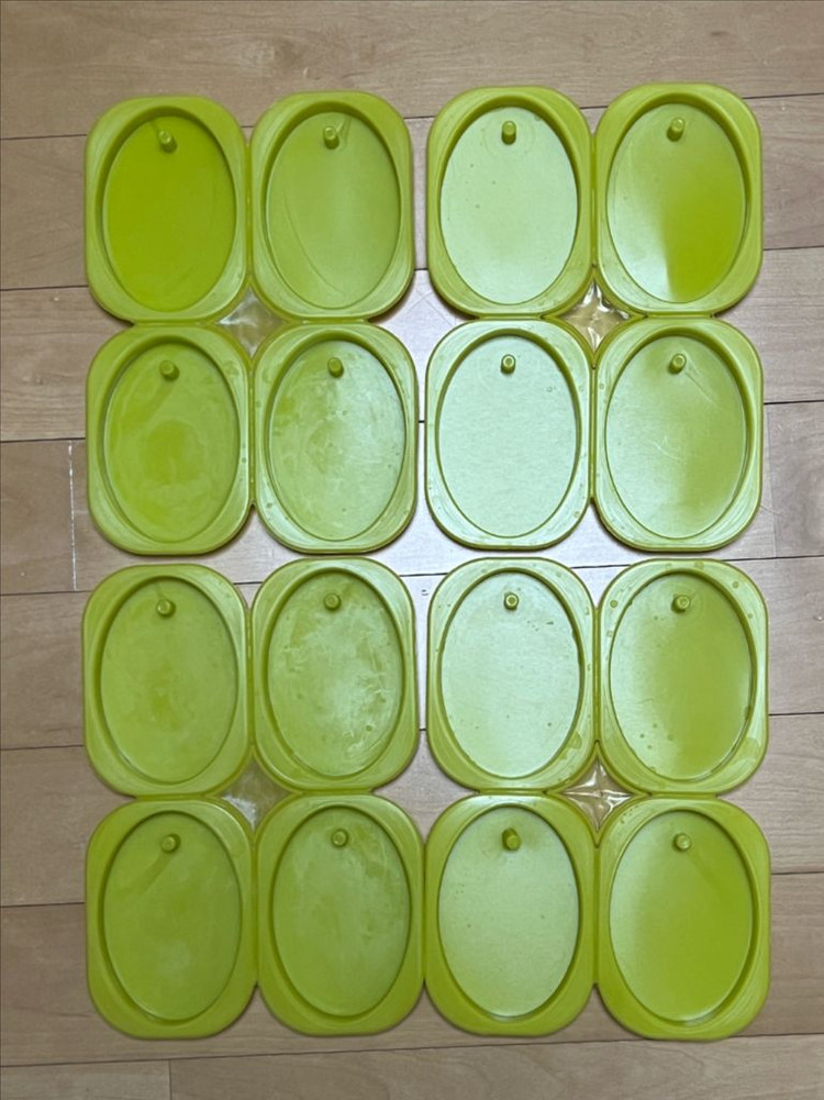 비누 석고방향제 왁스타블렛 diy 실리콘 몰드 6개+비누칼 이미지