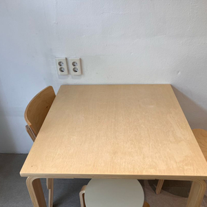 월로 사각 테이블 의자 set