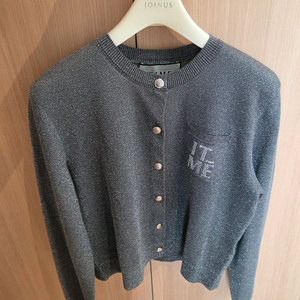 24 타임 글리터 엠브로이더리 포켓 가디건