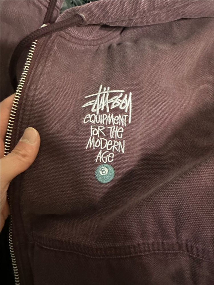 스투시 인슐 패딩 워크자켓--1