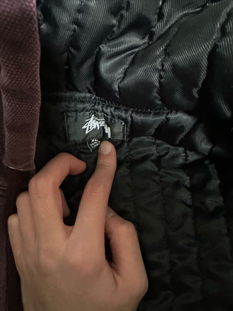 스투시 인슐 패딩 워크자켓--2