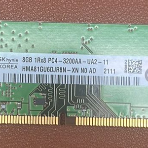 SK하이닉스 DDR4 8GB 3200AA PC용 메모리 - 중고