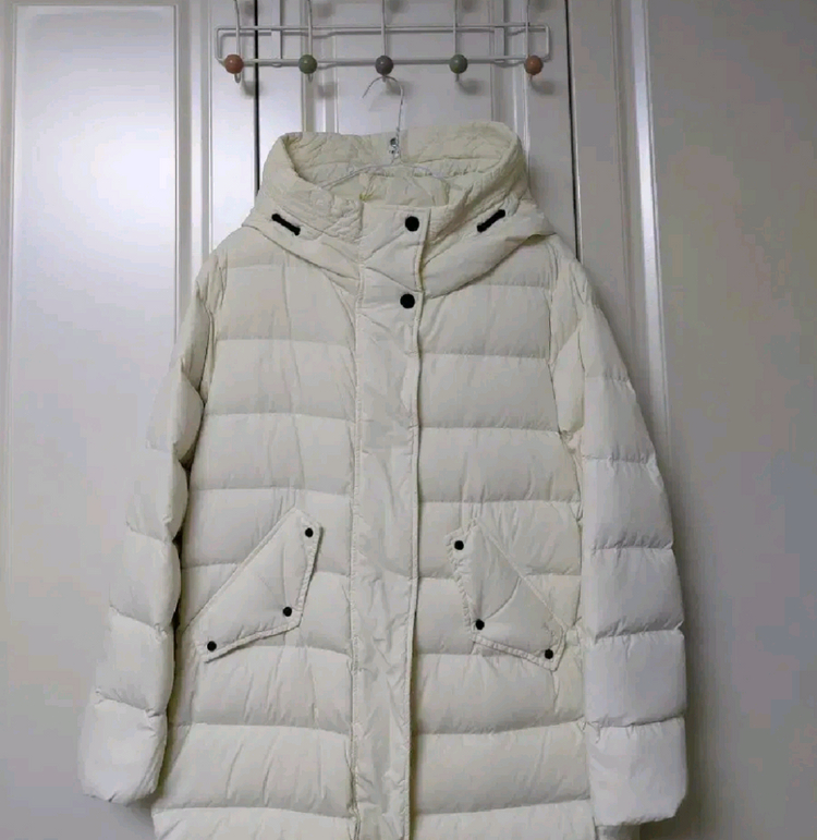 블루테일 구스다운롱패딩160/성인55 아이보리--1