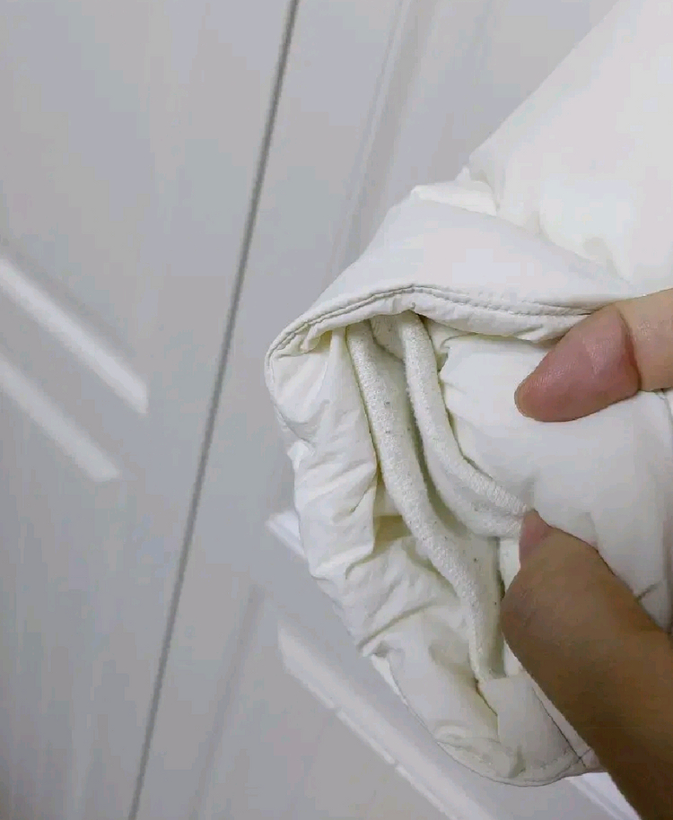 블루테일 구스다운롱패딩160/성인55 아이보리--6