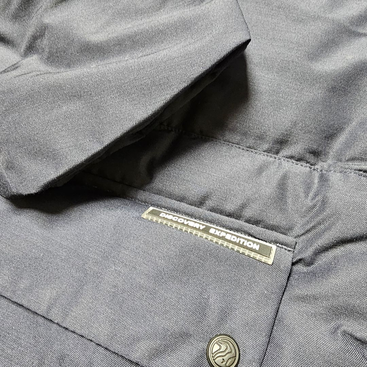 530- 디스커버리 오리털 후드 롱패딩 네이비 110 이미지