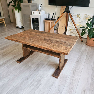 100년이상된 올드오크 빈티지 고재 커피테이블