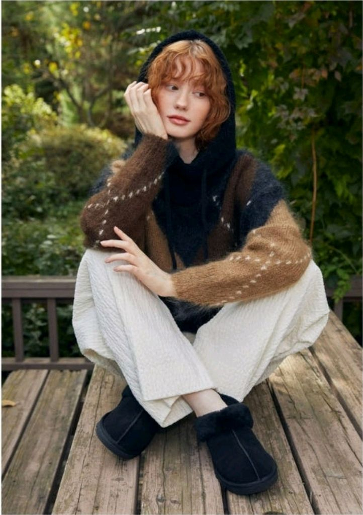 <새제품> 롯데백화점 베어파우 천연소가죽 슬립온 230~240 블랙--2