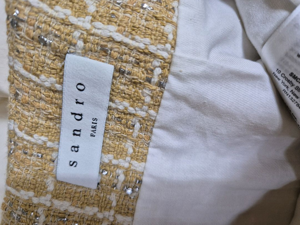 산드로 트위드 미니 스커트(2)--2