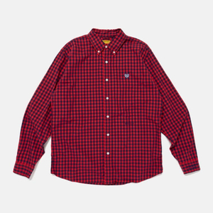 휴먼메이드 새제품 깅엄 체크 셔츠 XL