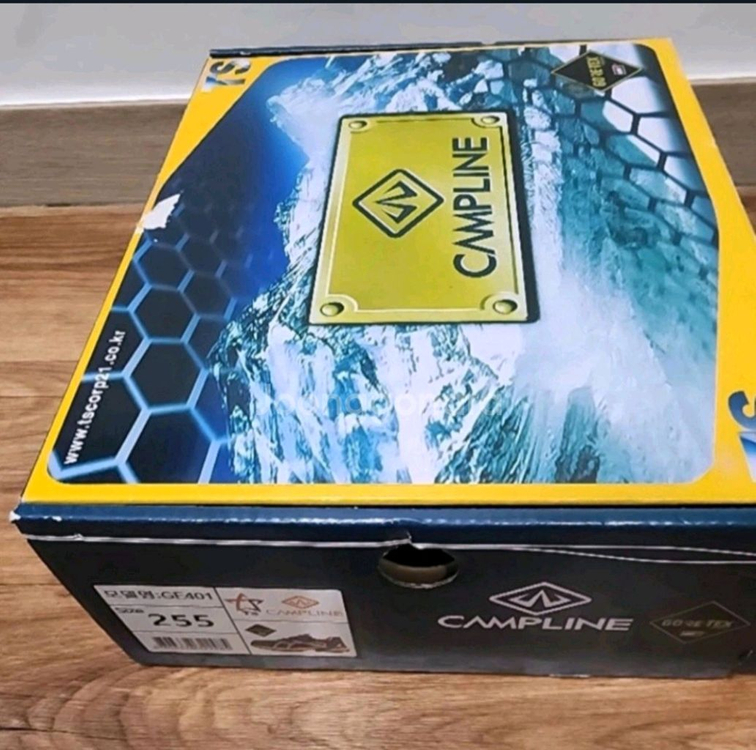 캠프라인 고어텍스 전기 안전화 255mm 새것 이미지