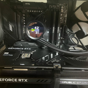 반본체 7950x3d SSD 2TB 파워1300