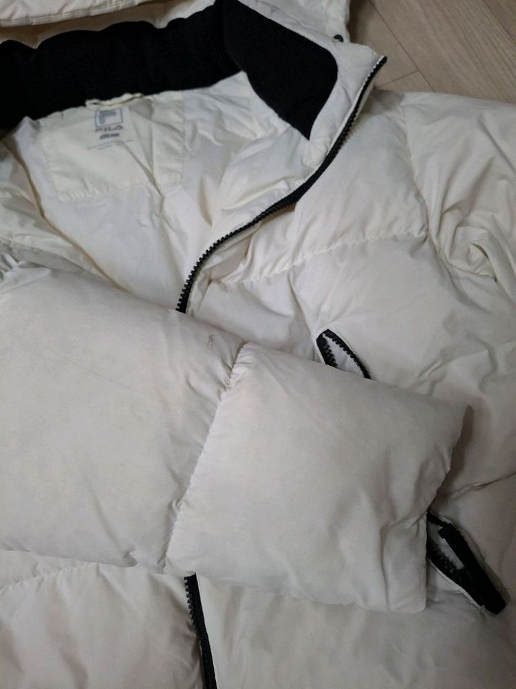 여성 오리털 패딩 점퍼 휠라 90 s--8