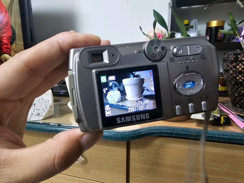 삼성케녹스d401 디지털카메라 레트로카메라 400만화소--4