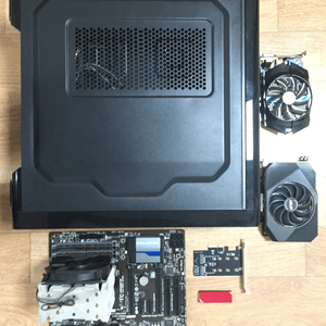A급 PC부품; CPU, M/B(메인보드), CPU쿨러, RAM, GPU(그래픽카드), 케이스, 아답터, 방열판