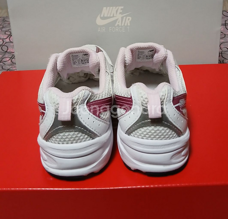 뉴발란스키즈530 실버핑크200운동화 거의새거24년1월--4