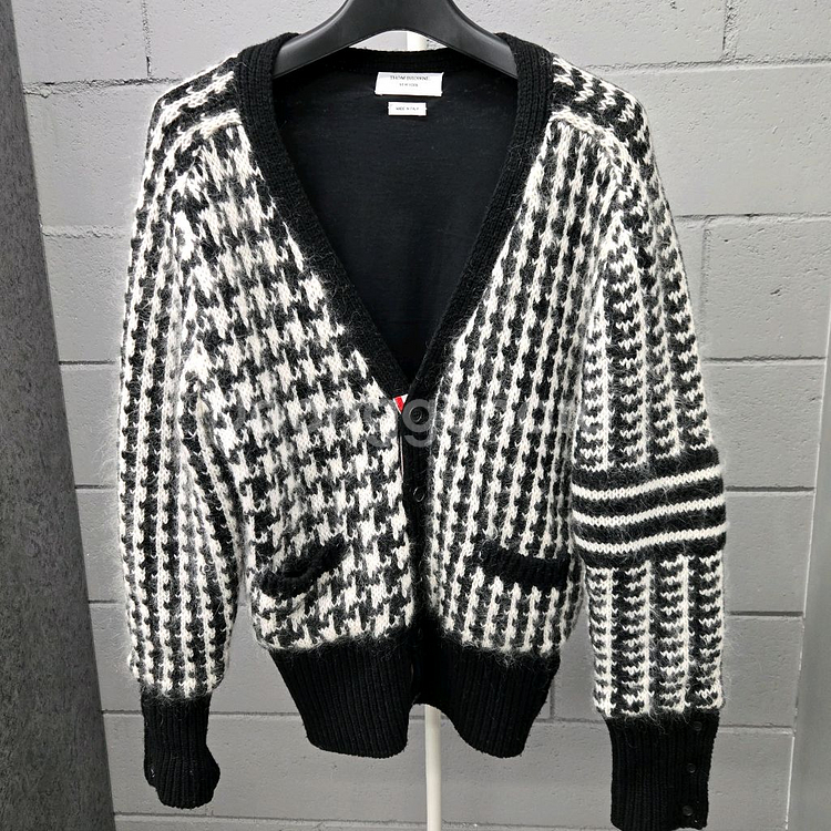 톰브라운 4BAR 하운드투스 울 가디건 5--1