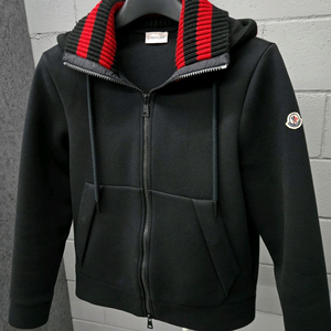 몽클레어 레터링 네오프렌 후드집업