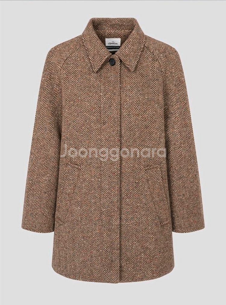 (새상품) The Aperture 디애퍼처 Magee Half Coat 마기 하프 코트 (Brown) free사이즈--2