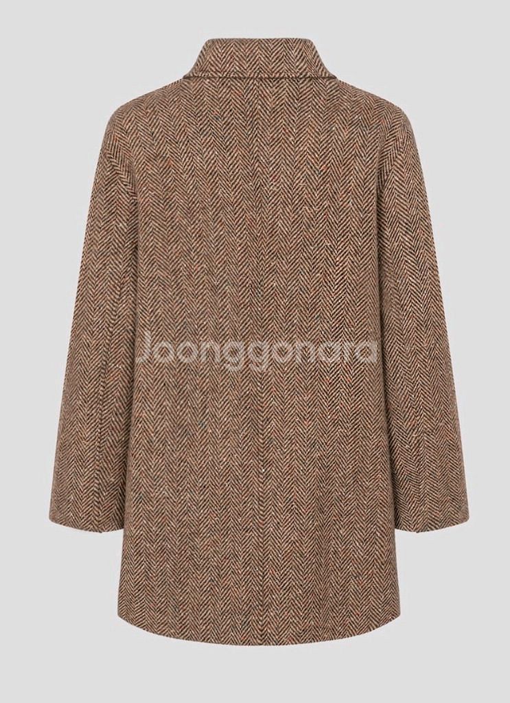 (새상품) The Aperture 디애퍼처 Magee Half Coat 마기 하프 코트 (Brown) free사이즈--3