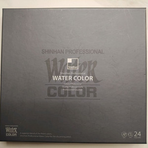 신한 전문가용 수채물감 24색 세트
