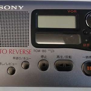 소니 TCM-80 카세트 플레이어 워크맨 작동품