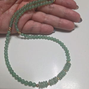 그린어벤츄린 목걸이