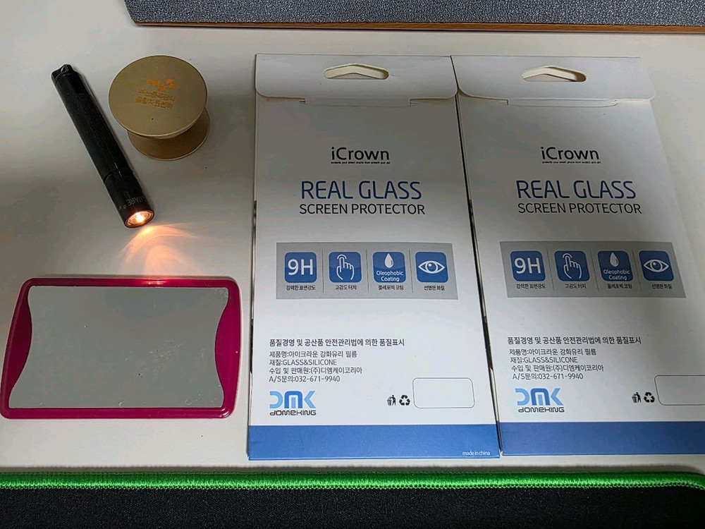 미니 손전등,태양열 계산기,폰 케이스 링(삼성 아이폰)--1