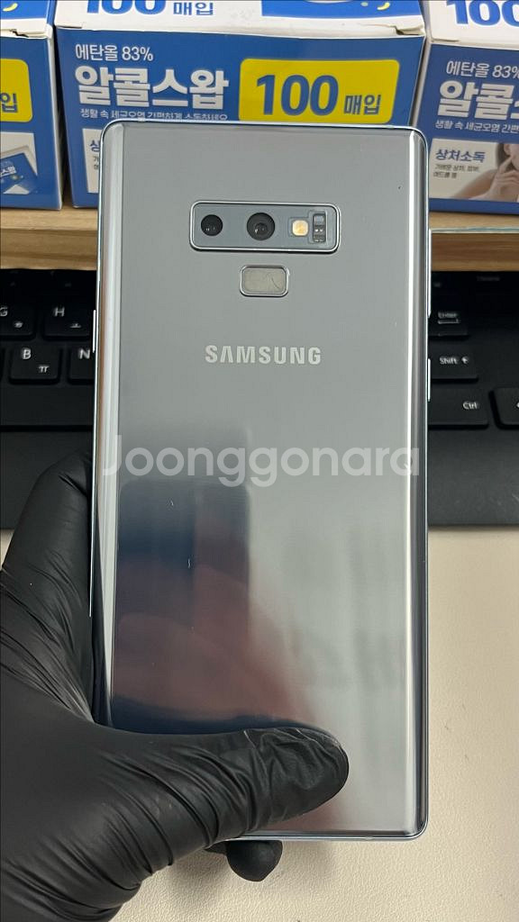 갤럭시노트9 128G 실버 S급!--1