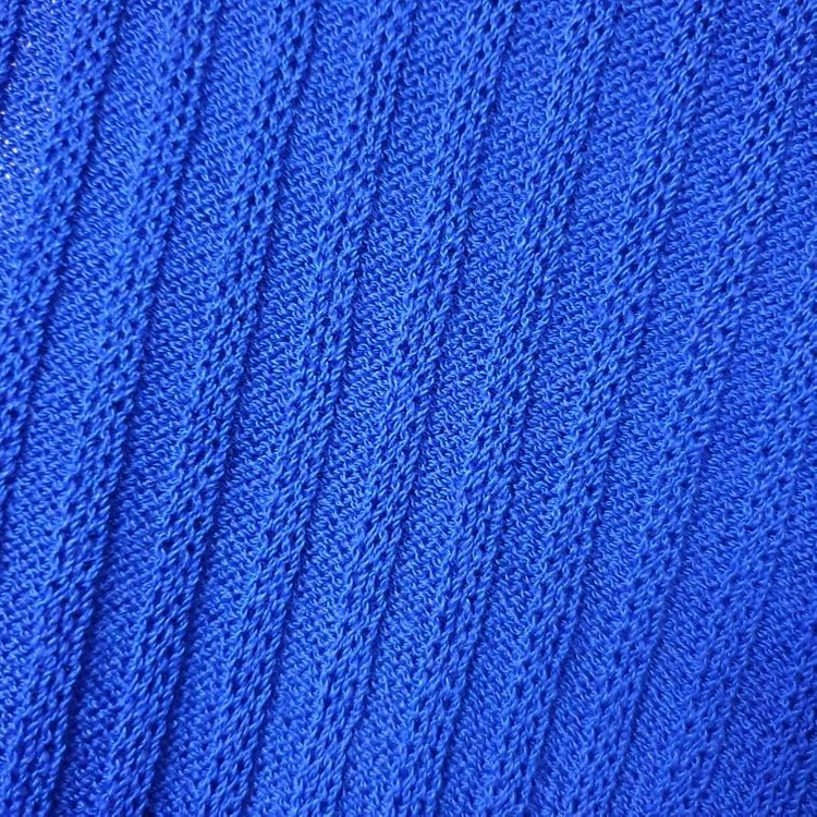 명품 ST.JOHN 센존 컬렉션 금장매듭버튼 로얄블루 골지 니트 자켓 이미지