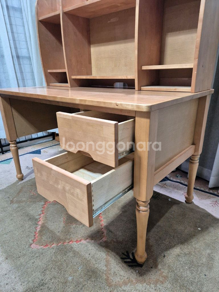 우드피아 자작나무 캘빈책상세트--3