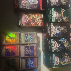 유희왕 푸른눈의 백룡 거의 새제품 울레 푸백(LOB-K001),엑크(DCR-KR020)판매 그외 카드들 이미지