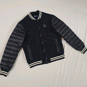 [M] 폴로 랄프로렌 패딩 소매 스타디움 자켓 블랙 이미지