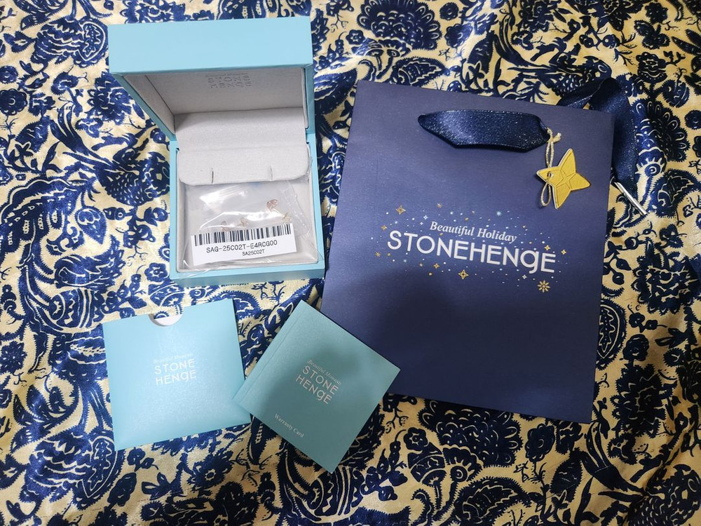 스톤헨지 14k 귀걸이 위드유 SA25C02T--1