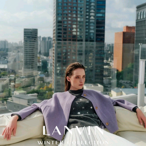 23랑방 캐시미어100 칼라리스 자켓66(베이지)