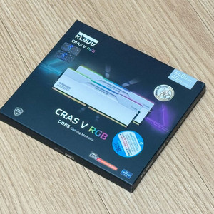 [미개봉]48GB ESSENCORE KLEVV DDR5-6400 CRAS V RGB WHITE 이미지