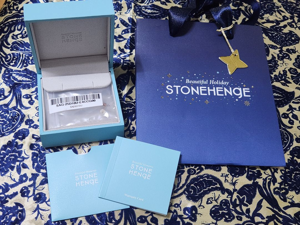 스톤헨지 스타글로우 SA25D10U 14K 귀걸이--1