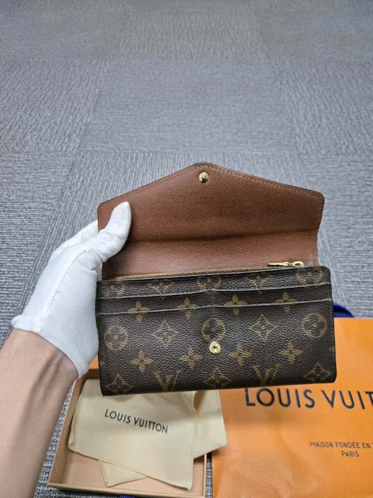 [특가][정품]루이비통 사라 장지갑--4