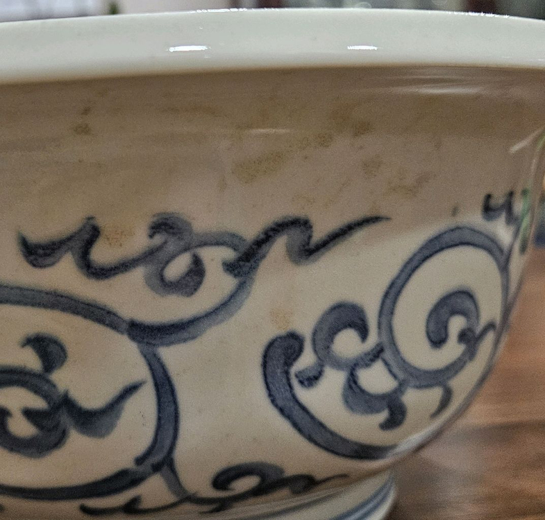 빈티지 아리타야키 대형 그릇 이미지