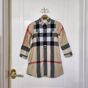 (130호) 8y 버버리칠드런 롤업소매 원피스