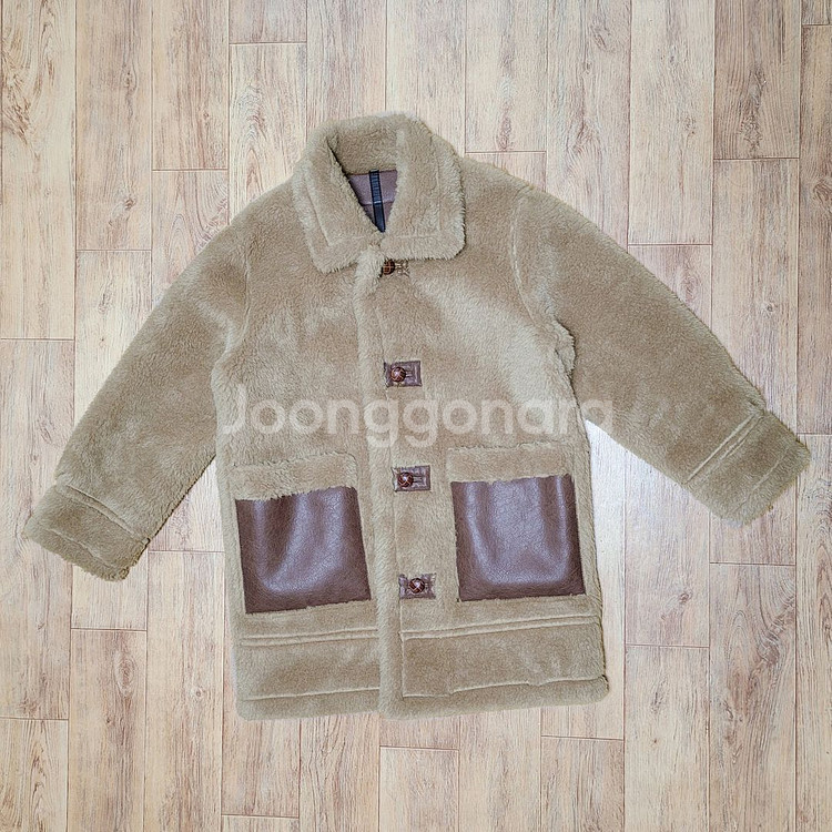 시엔느(sienne) 마티스 시어링코트 프리사이즈--3