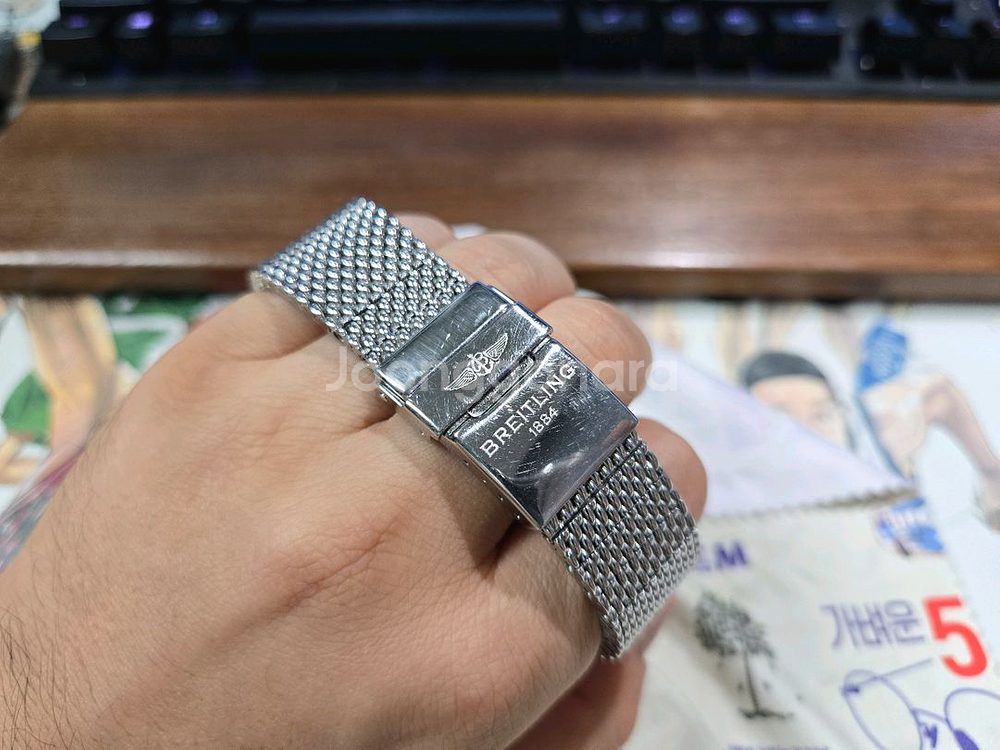 브라이틀링 슈퍼오션 헤리티지 검콤 42mm 시계--3