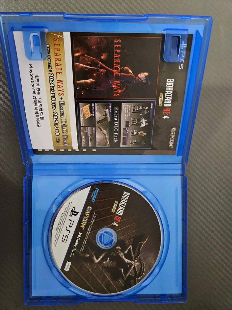 ps5 바이오하자드 re4 팝니다.--1